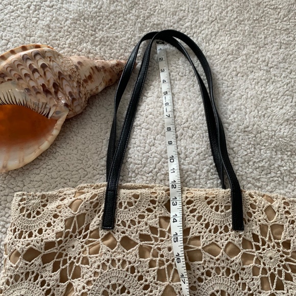 Mossimo large Boho tote Crochet Bag - Picture 5 of 9